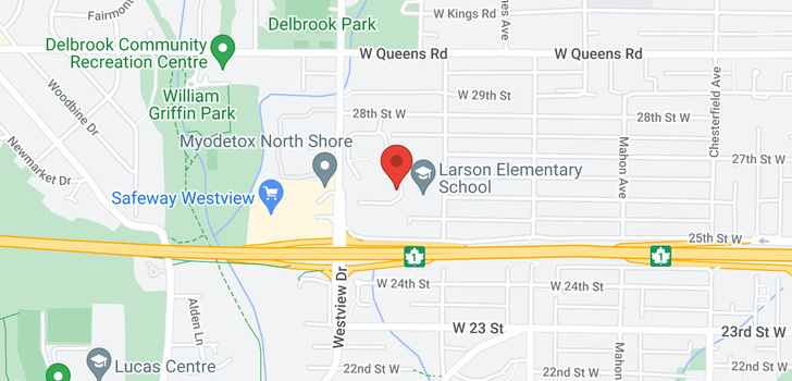 map of 315 555 W 28TH STREET